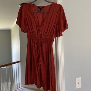 Forever 21 orange dress.